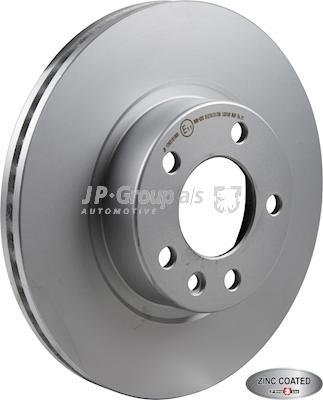 JP Group 1263101600 - Тормозной диск autospares.lv