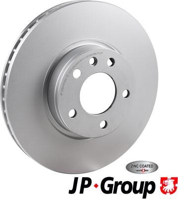 JP Group 1263101300 - Тормозной диск autospares.lv