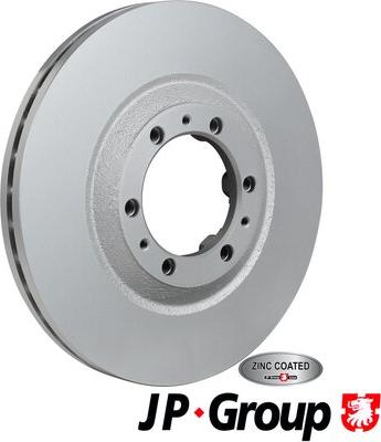 JP Group 1263103100 - Тормозной диск autospares.lv