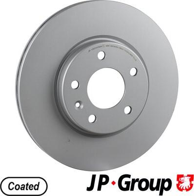 JP Group 1263107500 - Тормозной диск autospares.lv