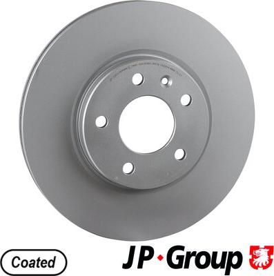 JP Group 1263107000 - Тормозной диск autospares.lv