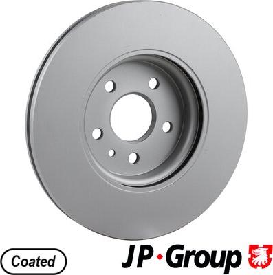 JP Group 1263107100 - Тормозной диск autospares.lv