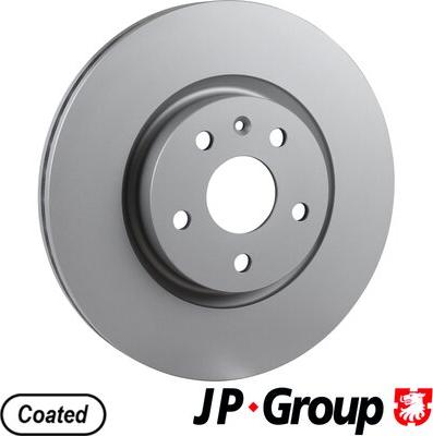 JP Group 1263107700 - Тормозной диск autospares.lv