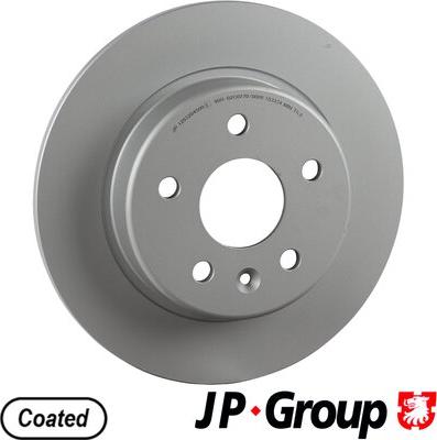 JP Group 1263204500 - Тормозной диск autospares.lv