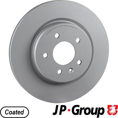 JP Group 1263204700 - Тормозной диск autospares.lv