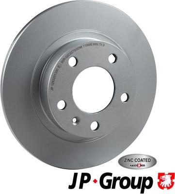 JP Group 1263201300 - Тормозной диск autospares.lv