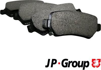 JP Group 1263700110 - Тормозные колодки, дисковые, комплект autospares.lv