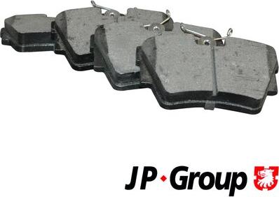 JP Group 1263701610 - Тормозные колодки, дисковые, комплект autospares.lv