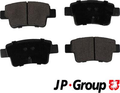 JP Group 1263701010 - Тормозные колодки, дисковые, комплект autospares.lv