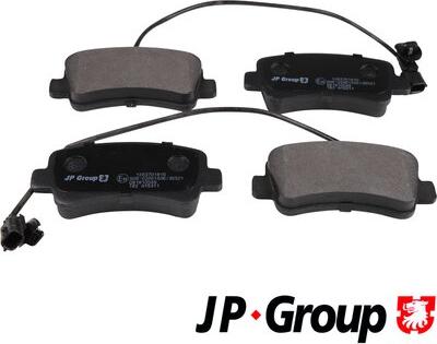 JP Group 1263701810 - Тормозные колодки, дисковые, комплект autospares.lv