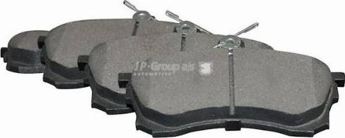 JP Group 3963600810 - Тормозные колодки, дисковые, комплект autospares.lv