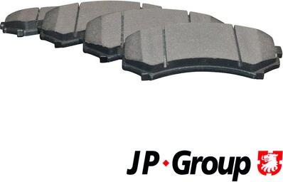 JP Group 3963600310 - Тормозные колодки, дисковые, комплект autospares.lv