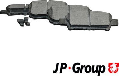 JP Group 3963700410 - Тормозные колодки, дисковые, комплект autospares.lv