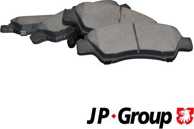 JP Group 3463600310 - Тормозные колодки, дисковые, комплект autospares.lv
