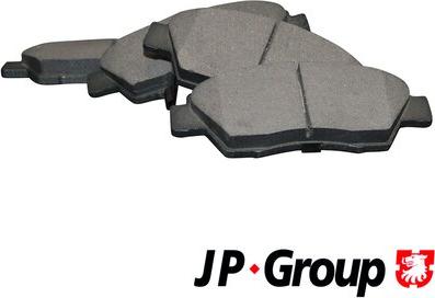 JP Group 3463600210 - Тормозные колодки, дисковые, комплект autospares.lv
