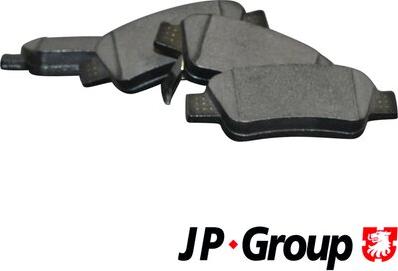 JP Group 3463700810 - Тормозные колодки, дисковые, комплект autospares.lv