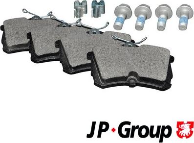 JP Group 3463700210 - Тормозные колодки, дисковые, комплект autospares.lv