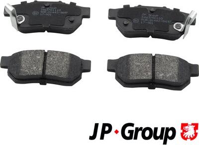 JP Group 3463701110 - Тормозные колодки, дисковые, комплект autospares.lv