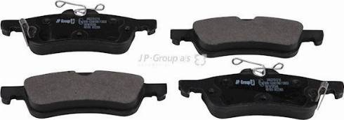 JP Group 3463701210 - Тормозные колодки, дисковые, комплект autospares.lv