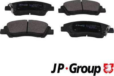 JP Group 3563604910 - Тормозные колодки, дисковые, комплект autospares.lv