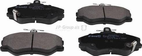 JP Group 3563604810 - Тормозные колодки, дисковые, комплект autospares.lv