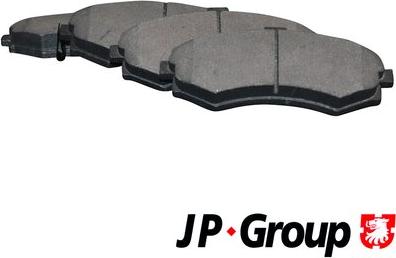 JP Group 3563600110 - Тормозные колодки, дисковые, комплект autospares.lv