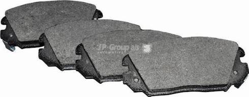 JP Group 3563601510 - Тормозные колодки, дисковые, комплект autospares.lv