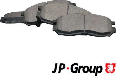 JP Group 3563601210 - Тормозные колодки, дисковые, комплект autospares.lv