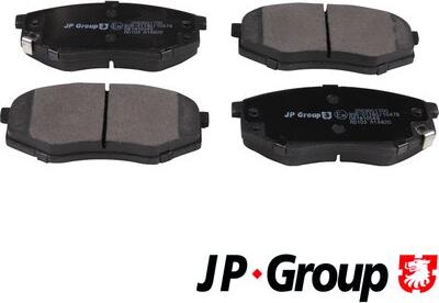 JP Group 3563601700 - Тормозные колодки, дисковые, комплект autospares.lv