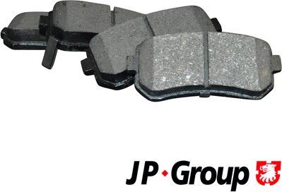 JP Group 3563700610 - Тормозные колодки, дисковые, комплект autospares.lv