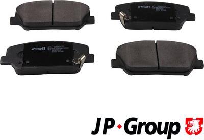 JP Group 3663604110 - Тормозные колодки, дисковые, комплект autospares.lv