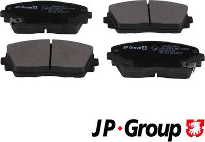 JP Group 3663604310 - Тормозные колодки, дисковые, комплект autospares.lv