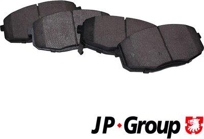 JP Group 3663600910 - Тормозные колодки, дисковые, комплект autospares.lv