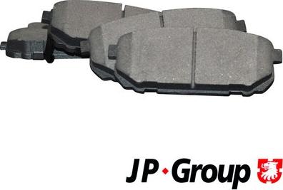 JP Group 3663700110 - Тормозные колодки, дисковые, комплект autospares.lv