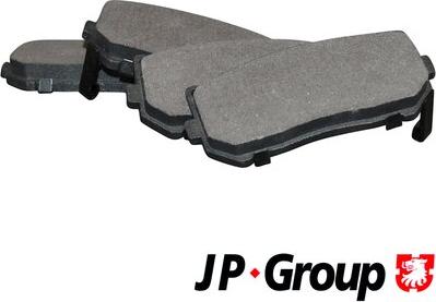 JP Group 3663700210 - Тормозные колодки, дисковые, комплект autospares.lv