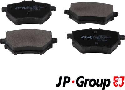 JP Group 3163700710 - Тормозные колодки, дисковые, комплект autospares.lv