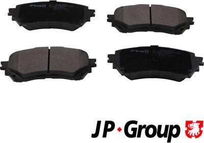 JP Group 3863604810 - Тормозные колодки, дисковые, комплект autospares.lv