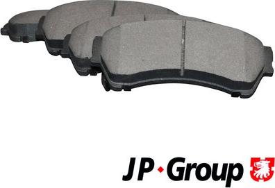 JP Group 3863600910 - Тормозные колодки, дисковые, комплект autospares.lv