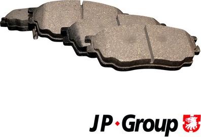 JP Group 3863600710 - Тормозные колодки, дисковые, комплект autospares.lv