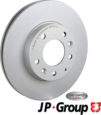 JP Group 3863101500 - Тормозной диск autospares.lv