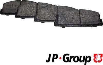 JP Group 3863700610 - Тормозные колодки, дисковые, комплект autospares.lv