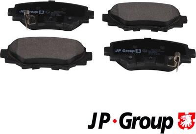 JP Group 3863701110 - Тормозные колодки, дисковые, комплект autospares.lv