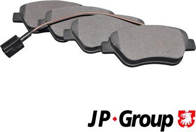 JP Group 3363601610 - Тормозные колодки, дисковые, комплект autospares.lv