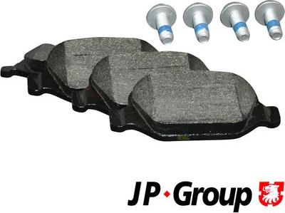 JP Group 3363700110 - Тормозные колодки, дисковые, комплект autospares.lv