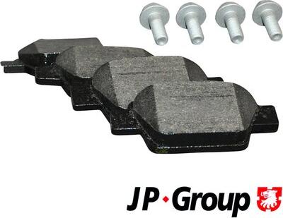 JP Group 3363700210 - Тормозные колодки, дисковые, комплект autospares.lv