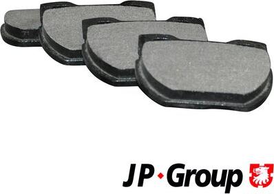 JP Group 3763700210 - Тормозные колодки, дисковые, комплект autospares.lv