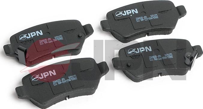 JPN 20H9025-JPN - Тормозные колодки, дисковые, комплект autospares.lv