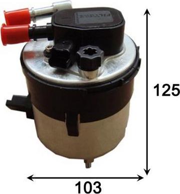 JS Asakashi FS0067 - Топливный фильтр autospares.lv