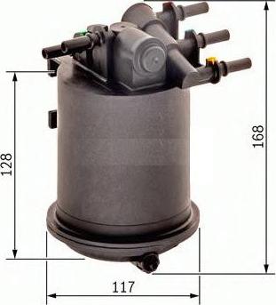 JS Asakashi FS1105 - Топливный фильтр autospares.lv