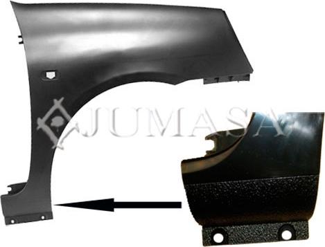 Jumasa 08324058 - Крыло autospares.lv